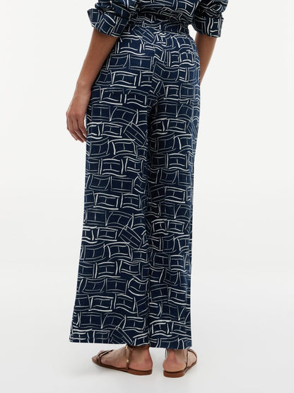 Tommy Hilfiger Relaxed Linen Pull-On Pant