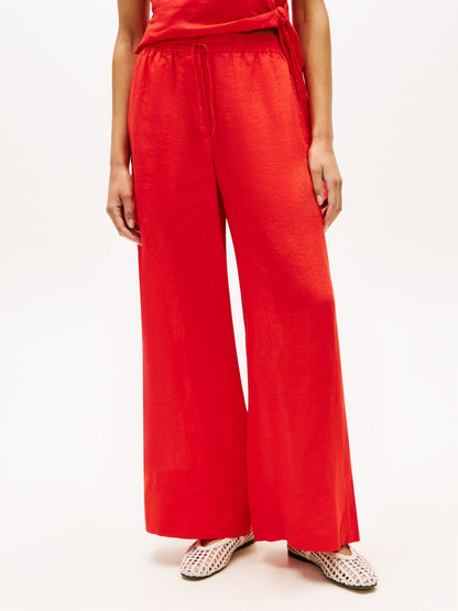 Tommy Hilfiger Relaxed Linen Pull-On Pant