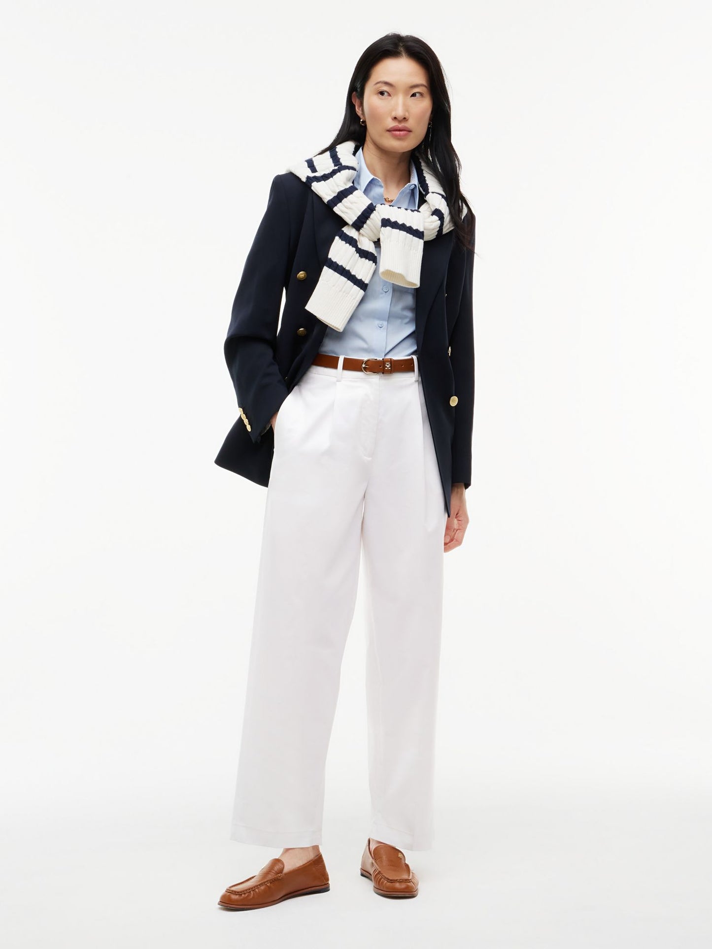 Tommy Hilfiger Pleated Twill Barrel Chino