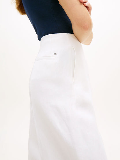 Tommy Hilfiger Tailored Linen-Blend Barrel Pant