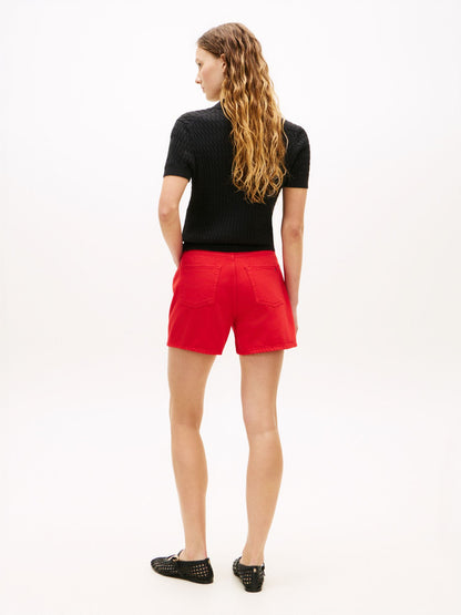Tommy Hilfiger Gold-Button Pocket Denim Short