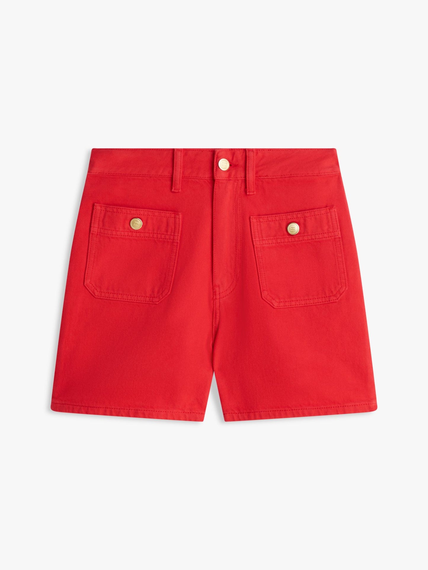 Tommy Hilfiger Gold-Button Pocket Denim Short