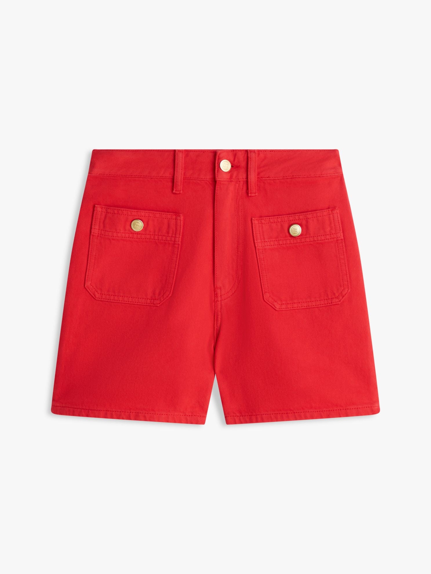 Tommy Hilfiger Gold-Button Pocket Denim Short