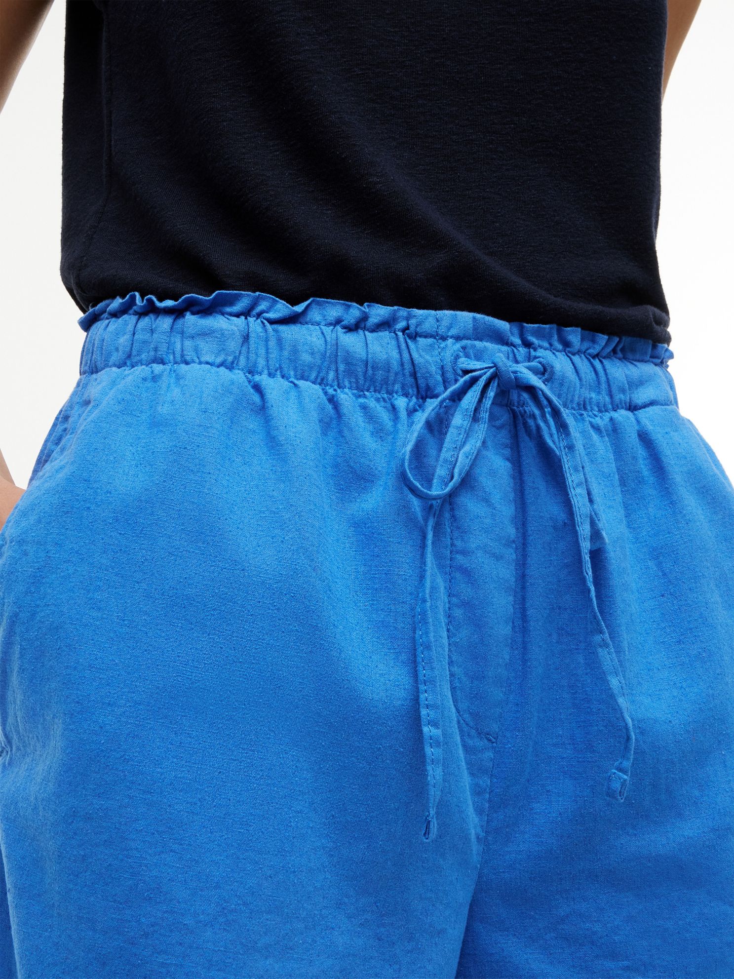 Tommy Hilfiger Linen-Cotton Blend Pull-On Short