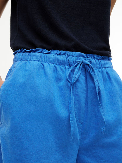 Tommy Hilfiger Linen-Cotton Blend Pull-On Short