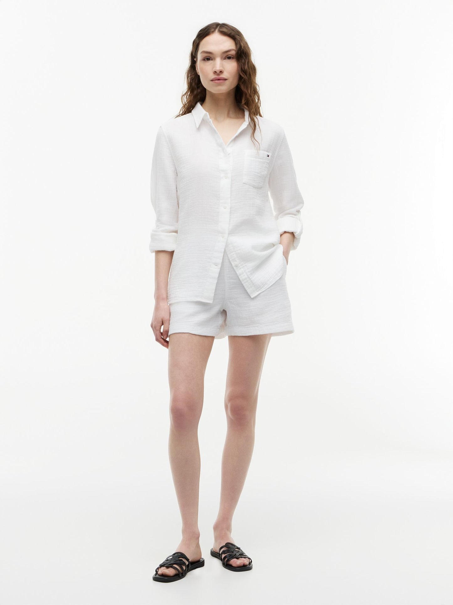 Tommy Hilfiger Crinkle Gauze Pull-On Short