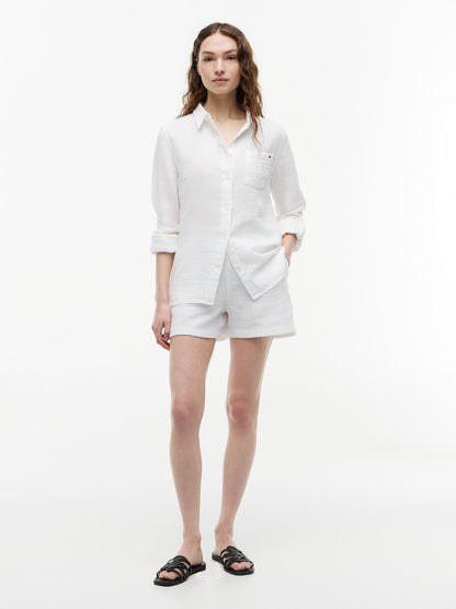 Tommy Hilfiger Crinkle Gauze Pull-On Short