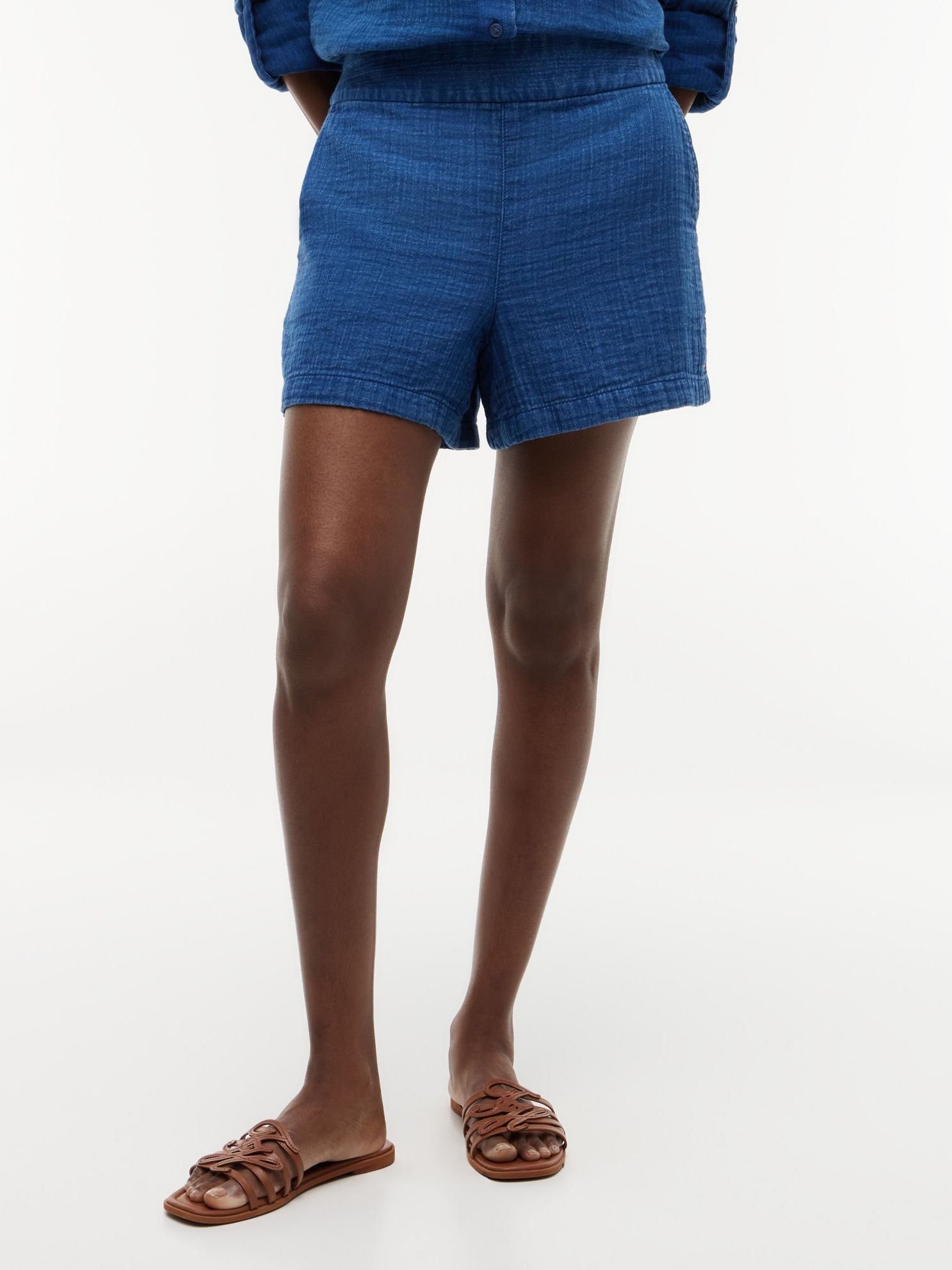 Tommy Hilfiger Crinkle Gauze Pull-On Short