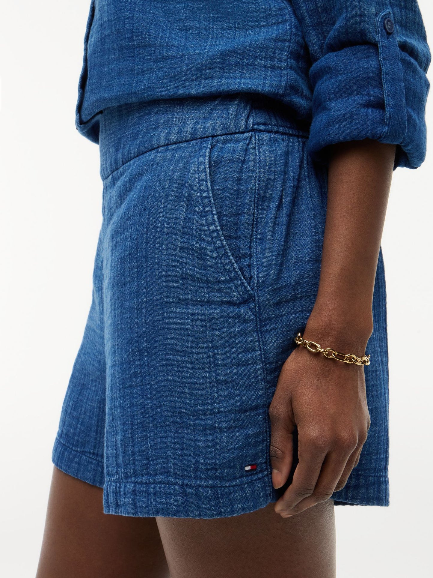Tommy Hilfiger Crinkle Gauze Pull-On Short