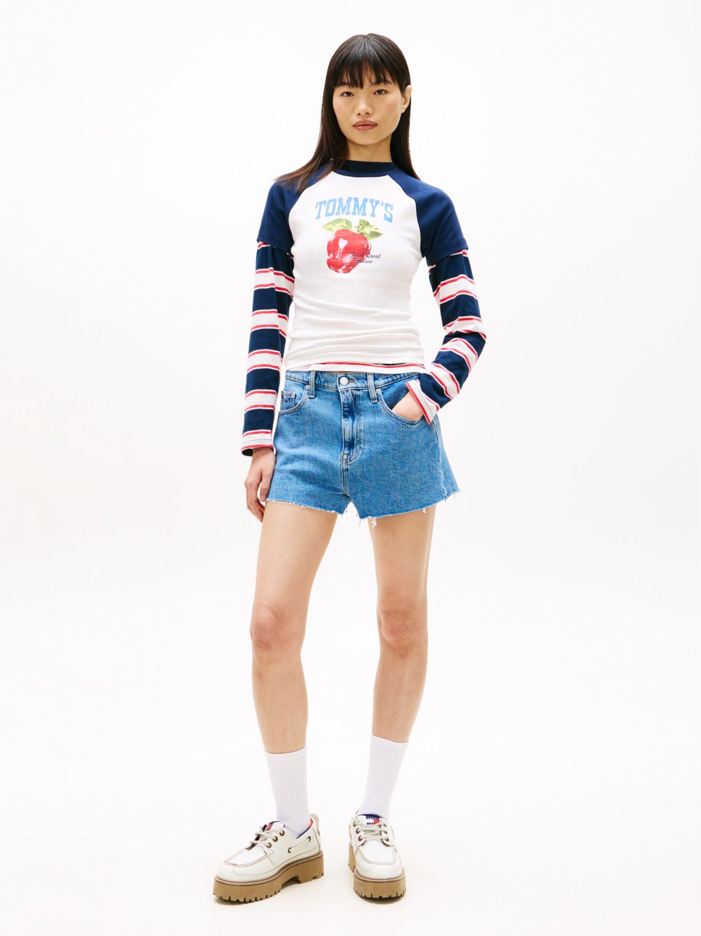 Tommy Hilfiger Tommy Jeans Raw Hem Denim Short