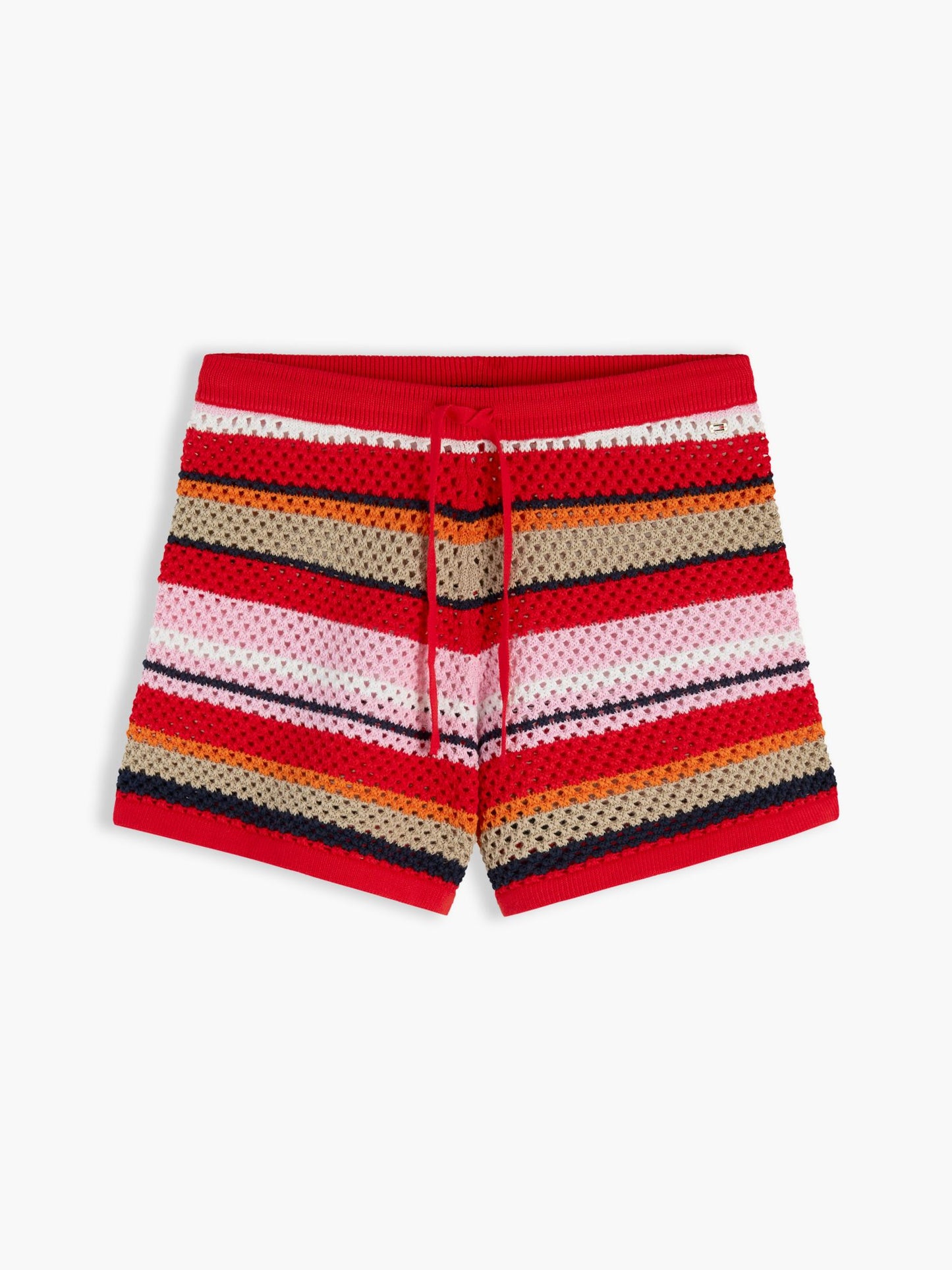 Tommy Hilfiger Striped Crochet Pull-On Short