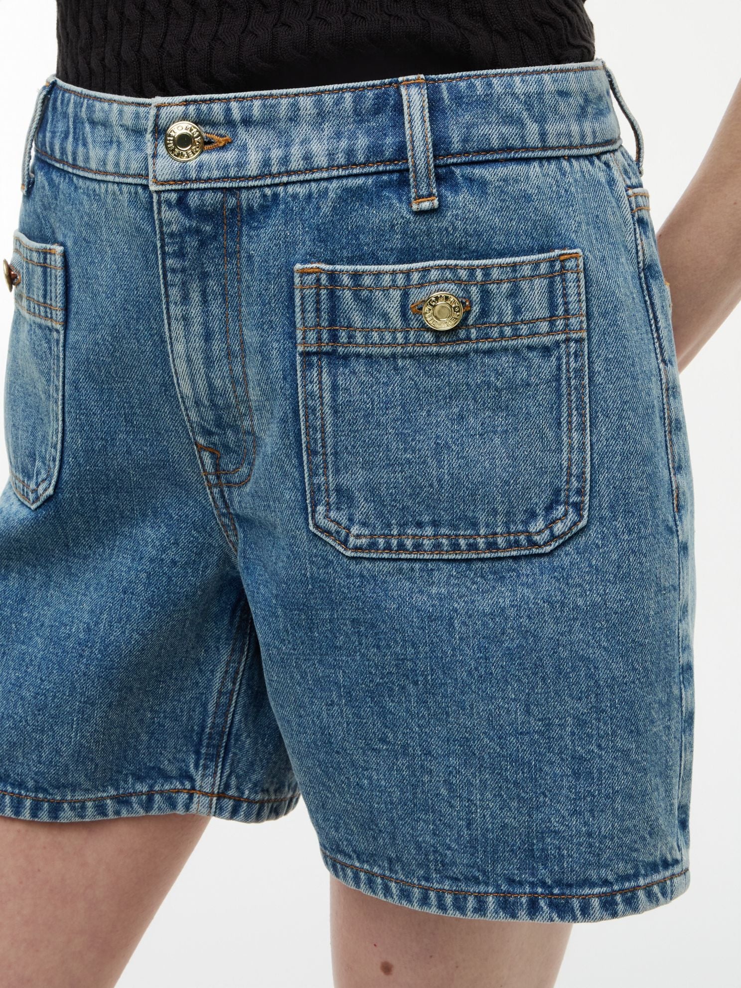 Tommy Hilfiger Patch Pocket 5" Denim Short