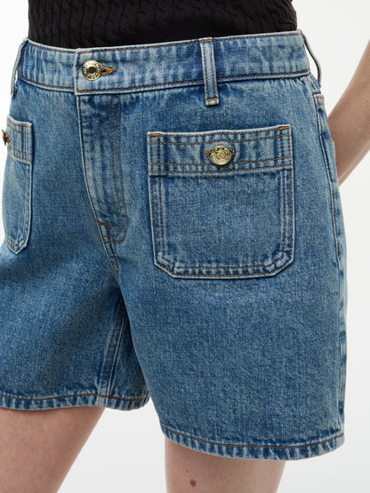 Tommy Hilfiger Patch Pocket 5" Denim Short