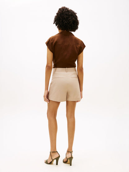 Tommy Hilfiger Gold-Button Twill Pocket Short