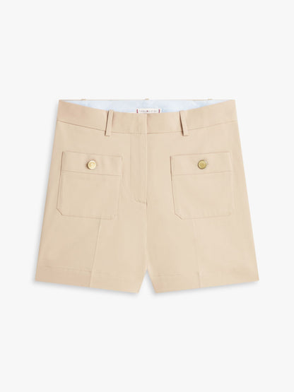 Tommy Hilfiger Gold-Button Twill Pocket Short