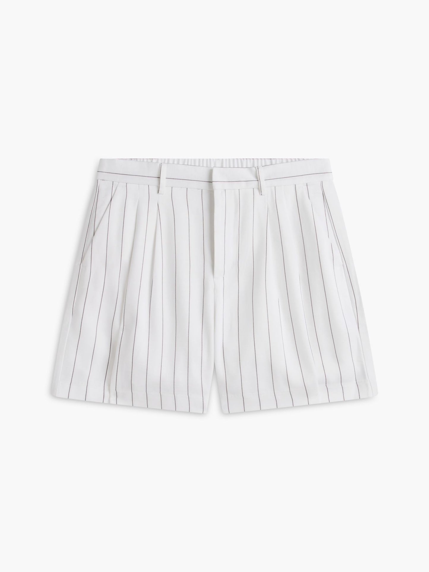 Tommy Hilfiger Pinstriped Pleated 5" Short