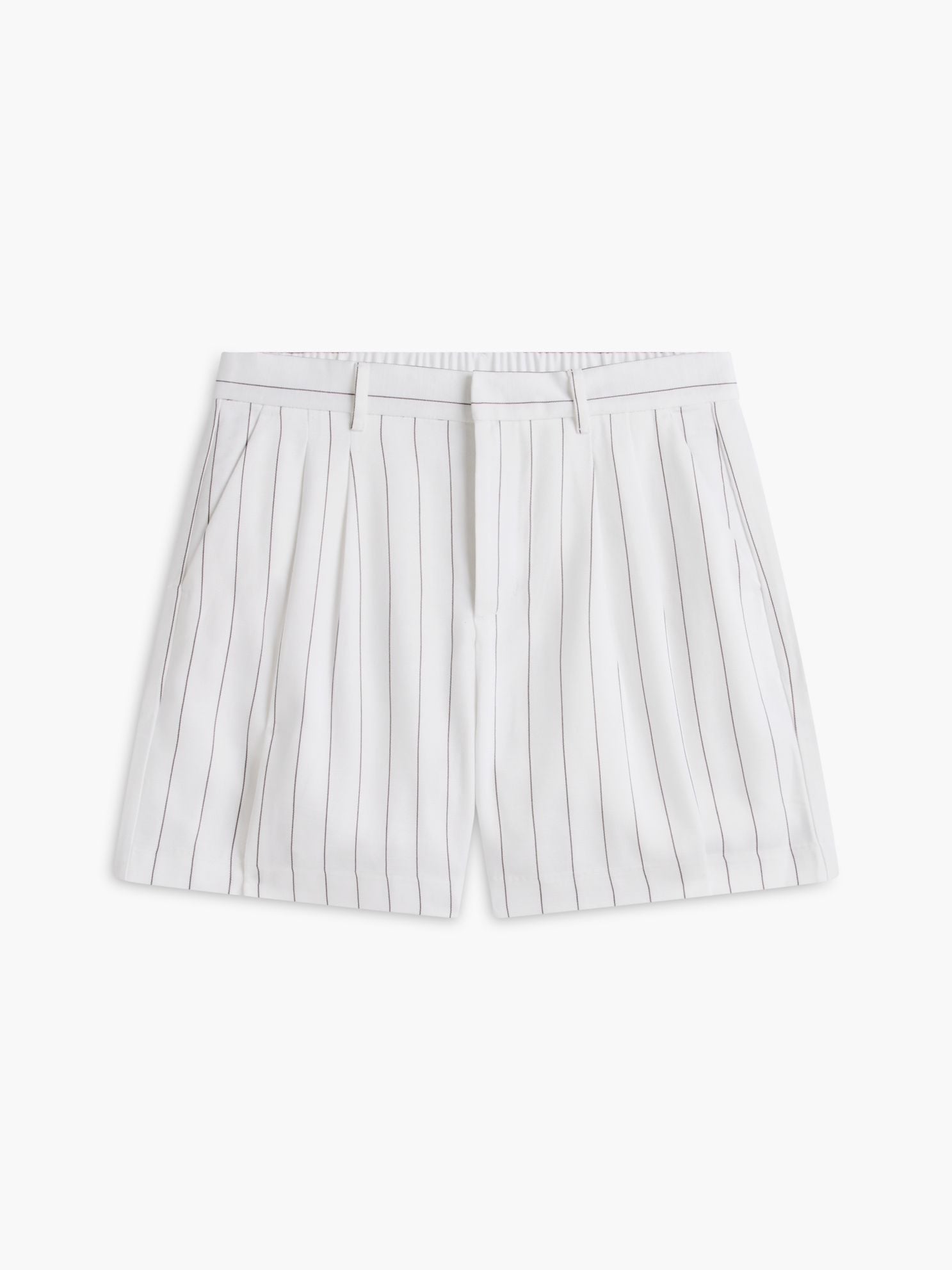 Tommy Hilfiger Pinstriped Pleated 5" Short