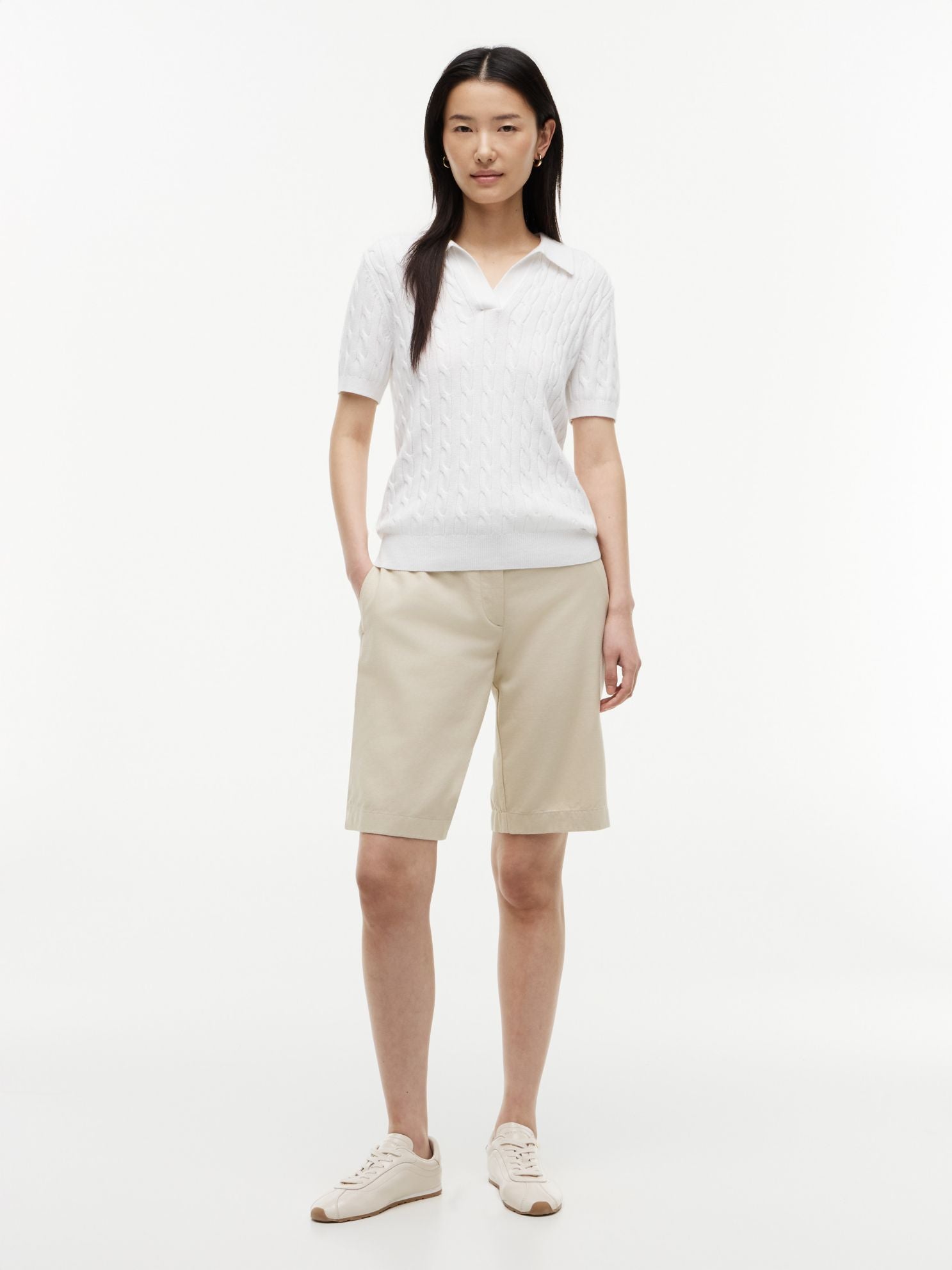 Tommy Hilfiger Linen-Blend 11" Bermuda Short