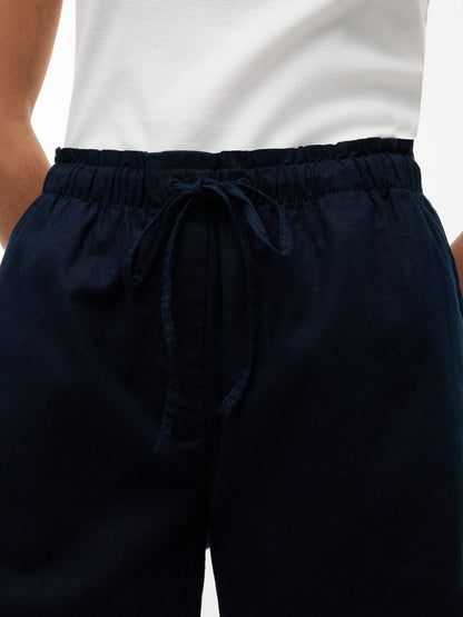 Tommy Hilfiger Linen-Cotton Blend Pull-On Short