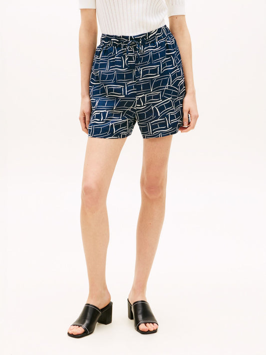 Tommy Hilfiger Linen Pull-On Short