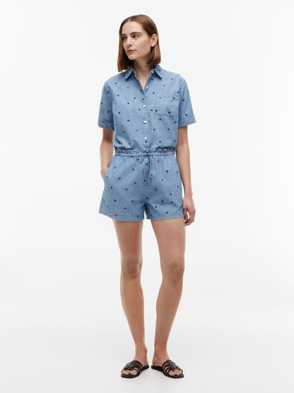 Tommy Hilfiger Allover Star Chambray Pull-On Short