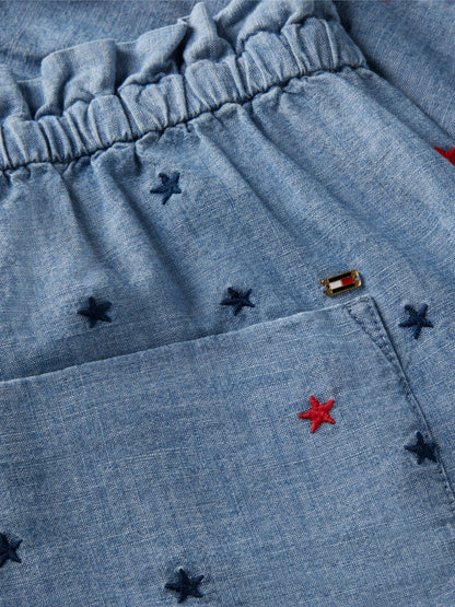 Tommy Hilfiger Allover Star Chambray Pull-On Short
