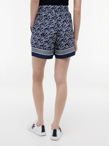 Tommy Hilfiger Allover Script Monogram Voile Short