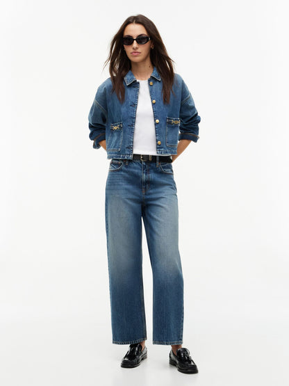 Tommy Hilfiger High-Rise Modern Wide Leg Jean