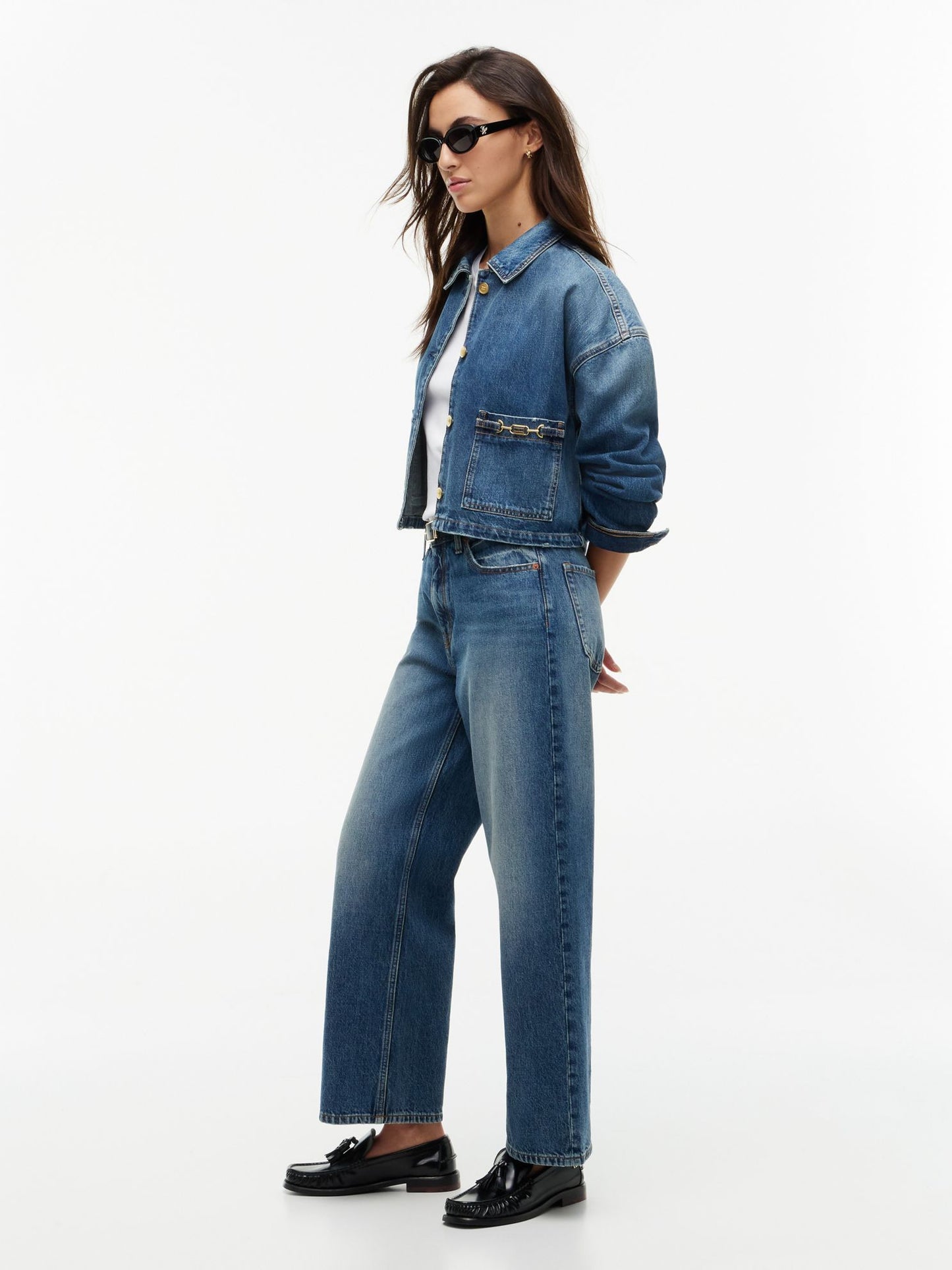 Tommy Hilfiger High-Rise Modern Wide Leg Jean