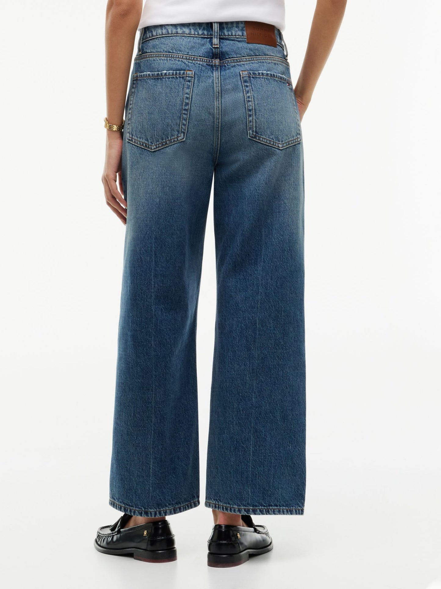 Tommy Hilfiger High-Rise Modern Wide Leg Jean