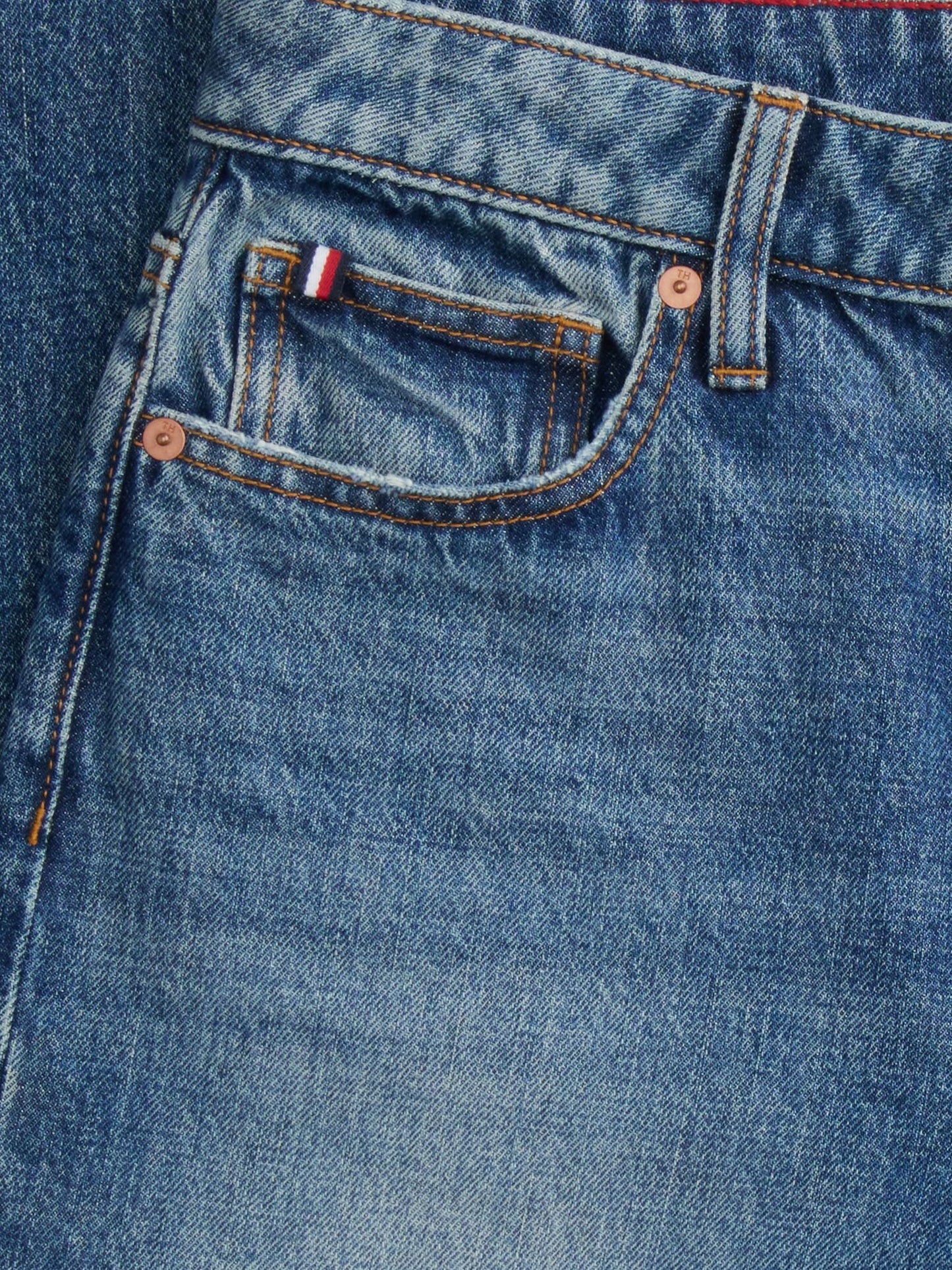 Tommy Hilfiger High-Rise Modern Wide Leg Jean