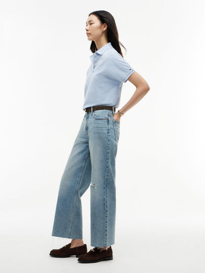 Tommy Hilfiger High-Rise Modern Wide Leg Jean