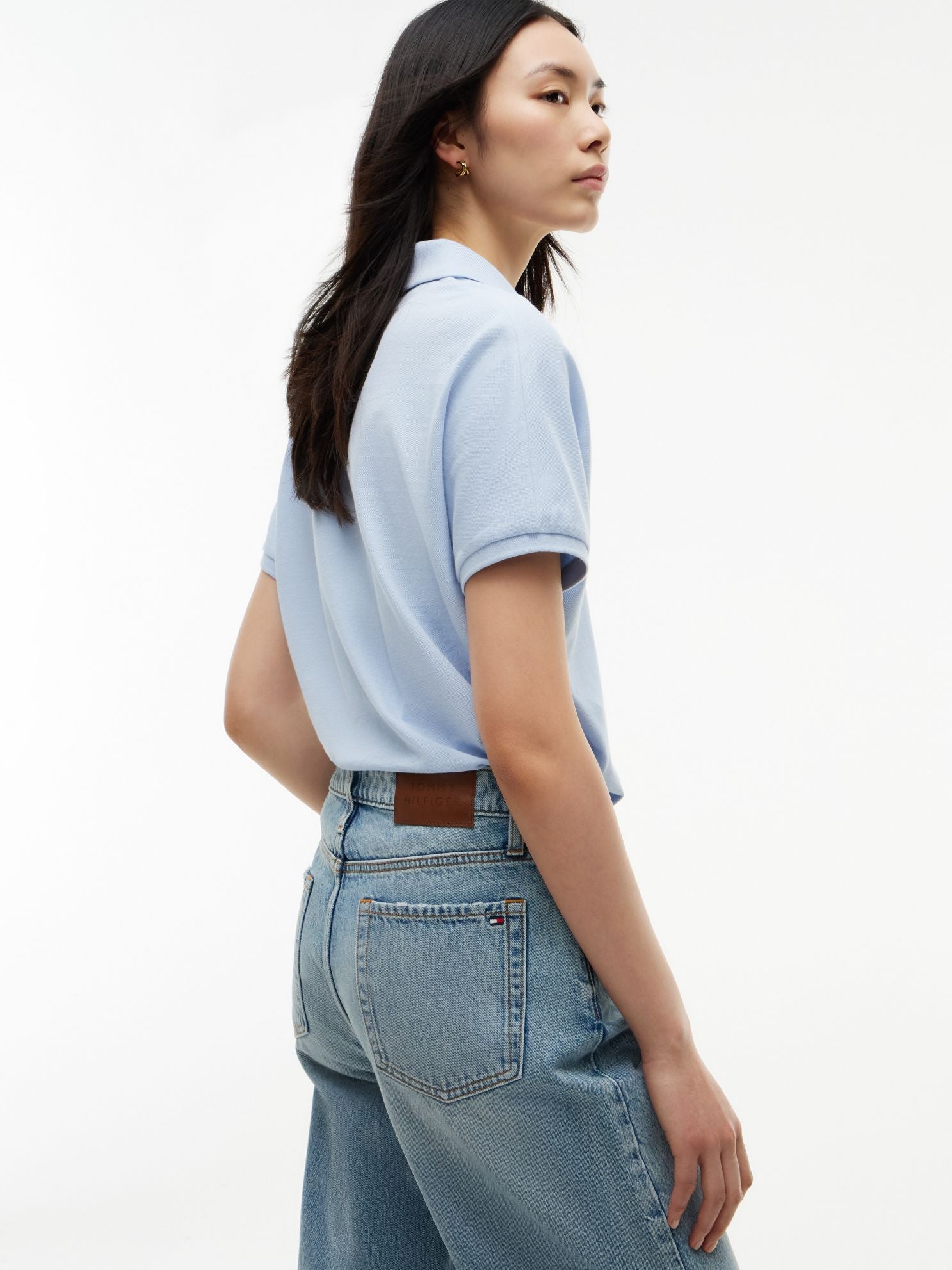 Tommy Hilfiger High-Rise Modern Wide Leg Jean