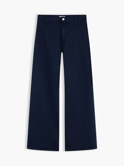 Tommy Hilfiger Stretch High-Rise Cropped Wide Leg Jean