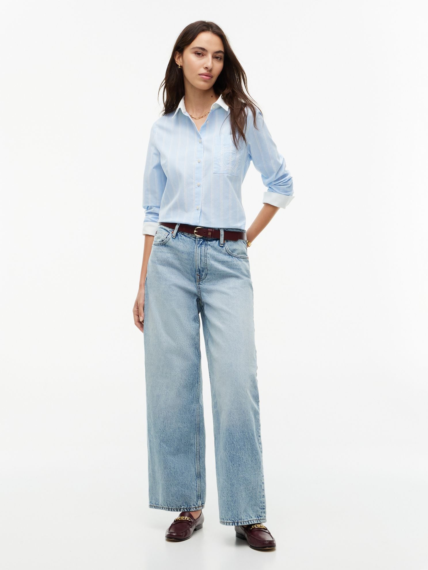 Tommy Hilfiger High-Rise Wide Leg Jean