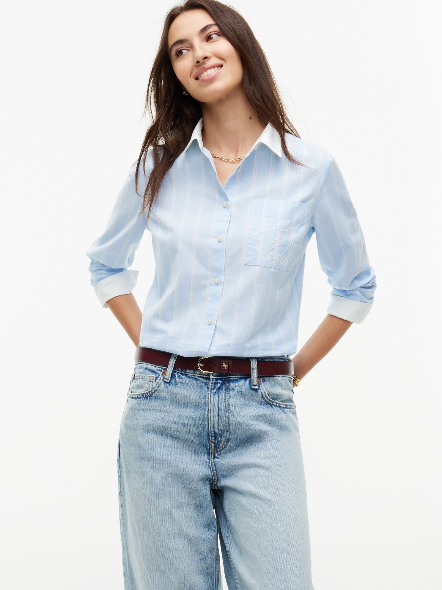 Tommy Hilfiger High-Rise Wide Leg Jean