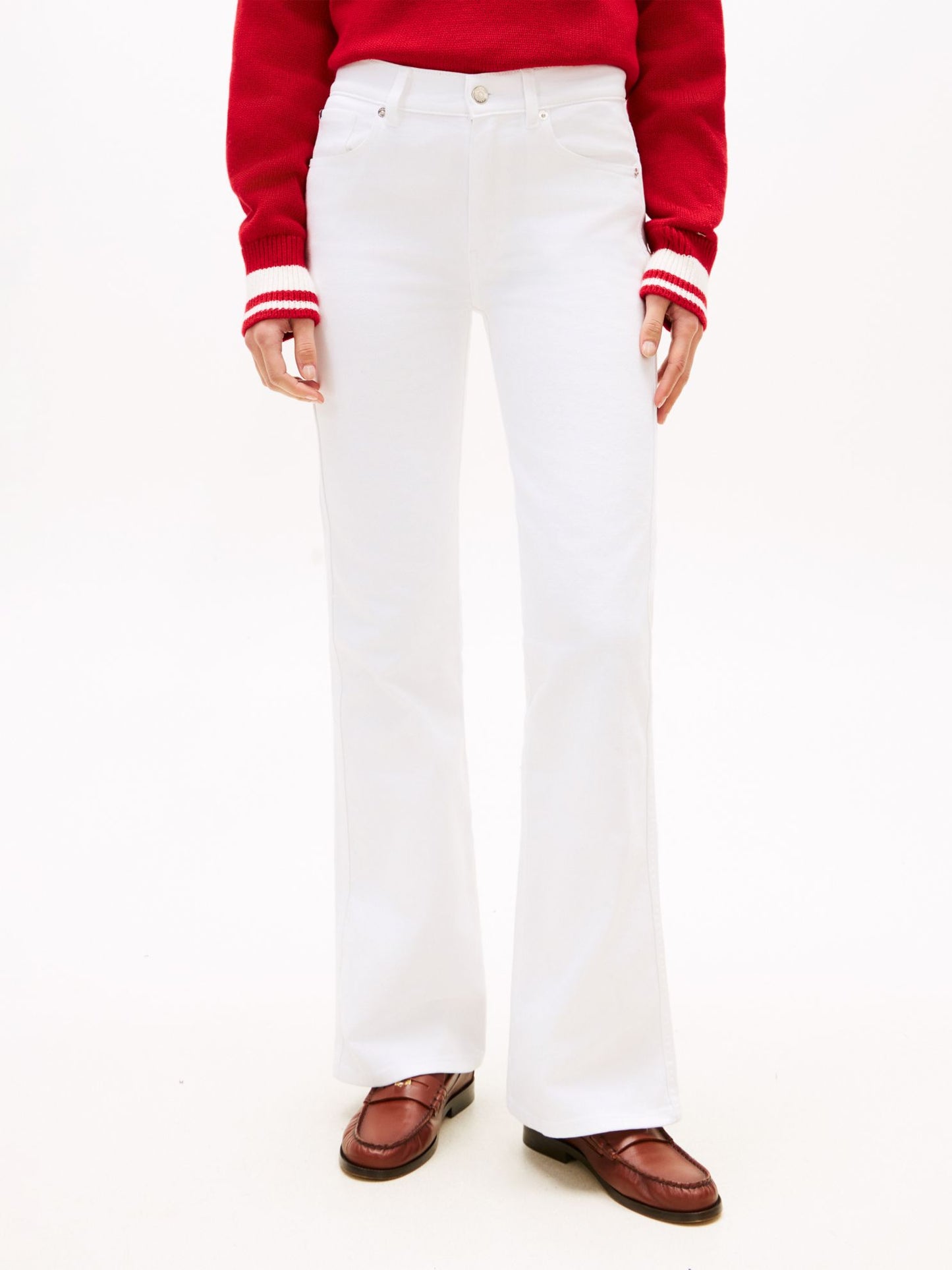Tommy Hilfiger Mid-Rise Stretch Flare Jean