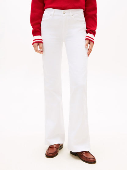 Tommy Hilfiger Mid-Rise Stretch Flare Jean