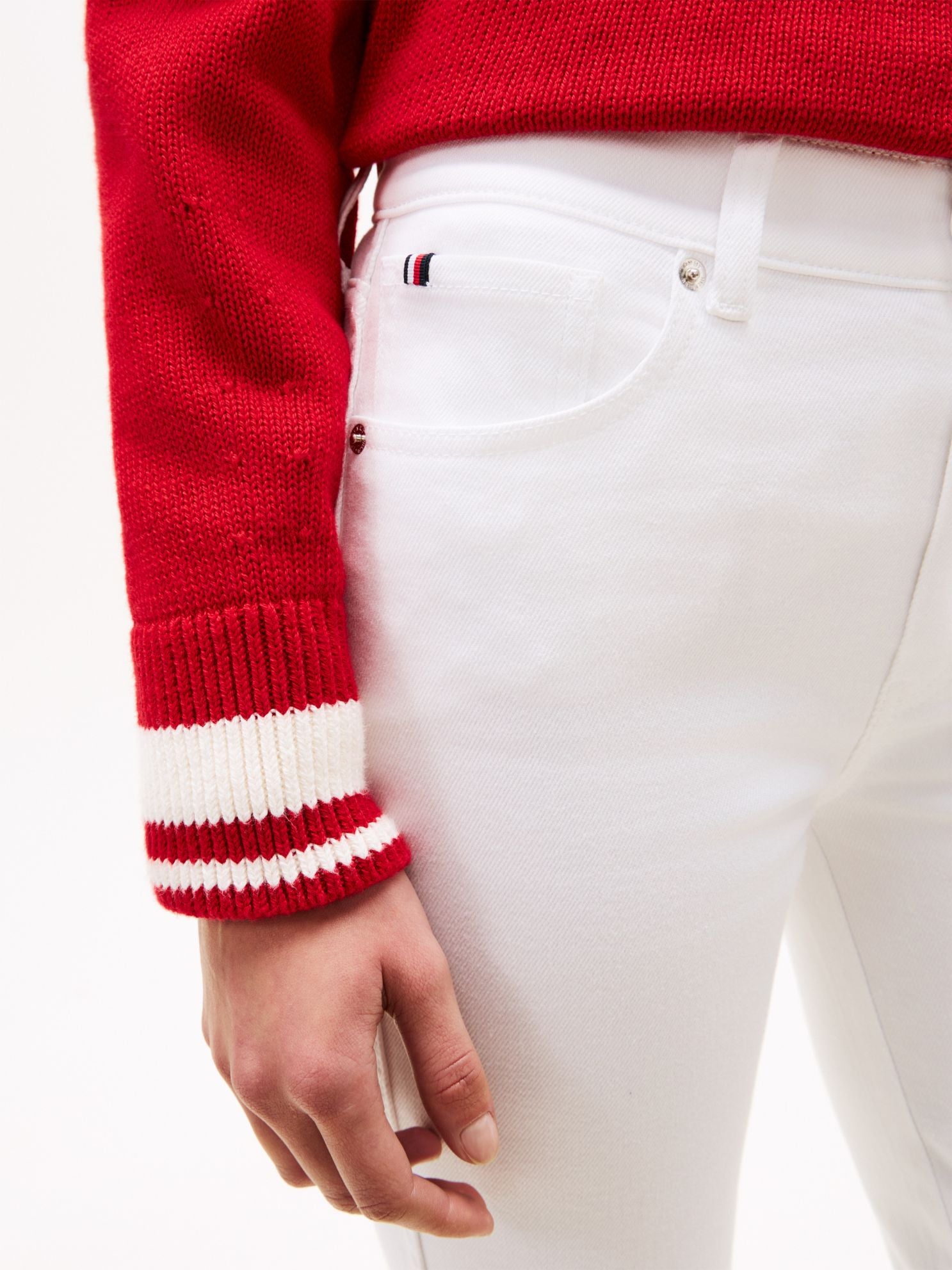 Tommy Hilfiger Mid-Rise Stretch Flare Jean