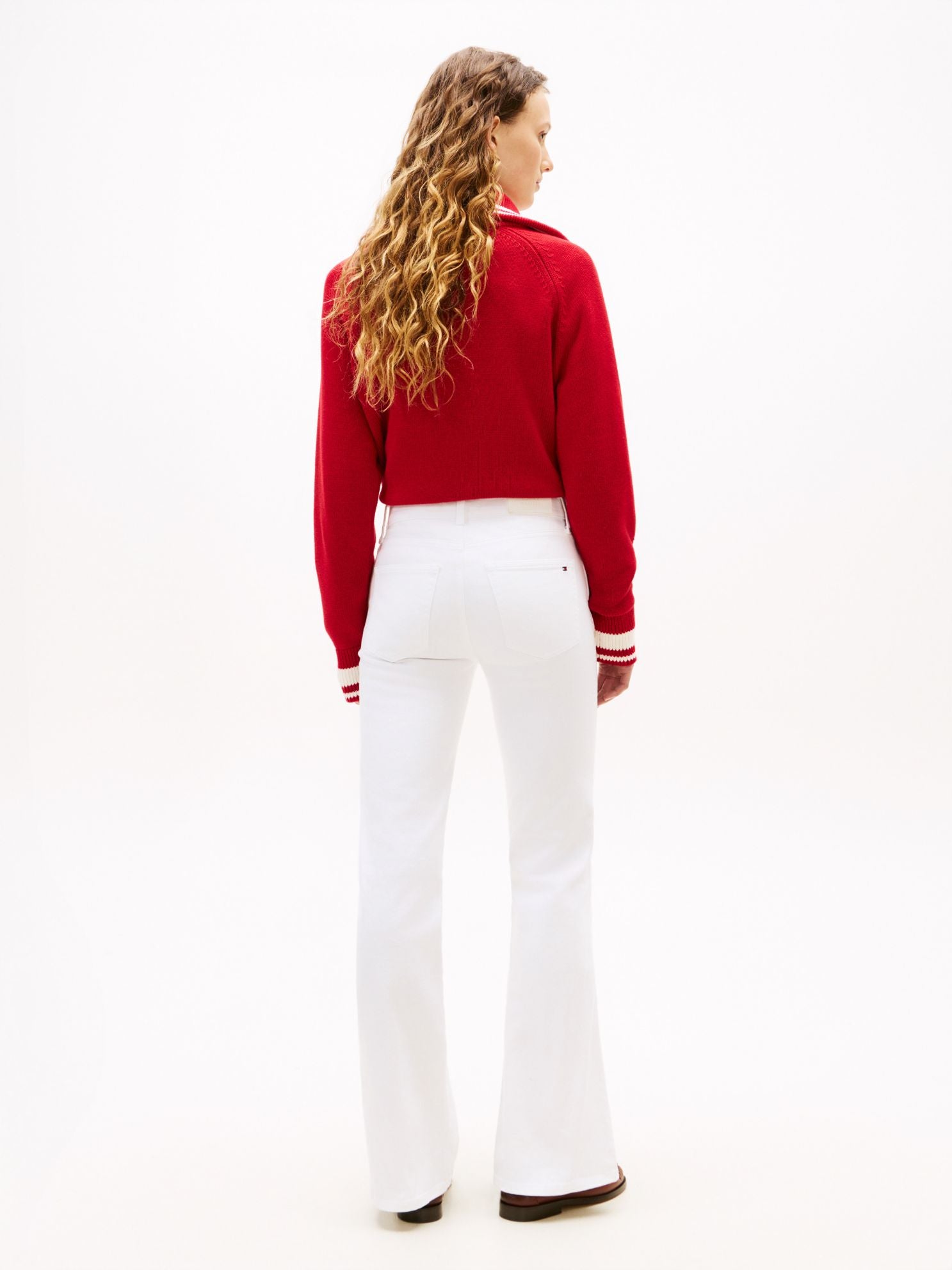 Tommy Hilfiger Mid-Rise Stretch Flare Jean