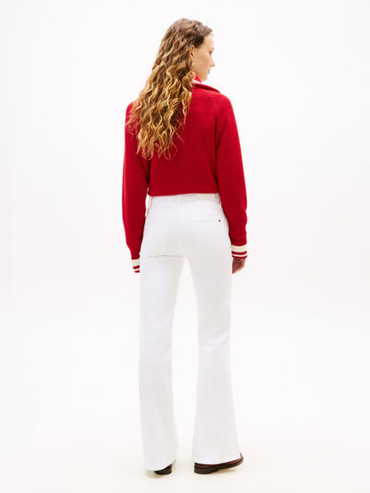 Tommy Hilfiger Mid-Rise Stretch Flare Jean
