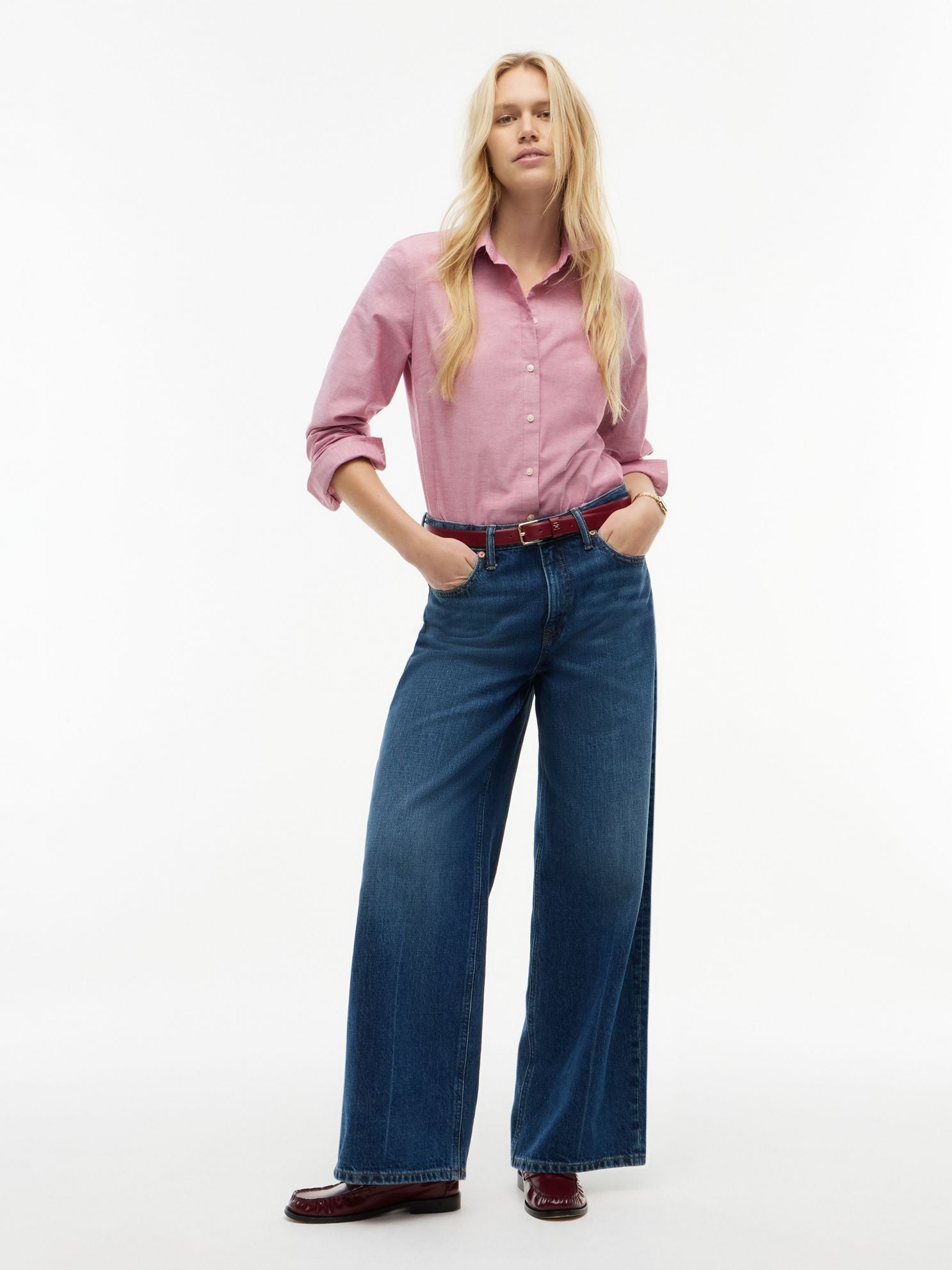 Tommy Hilfiger High-Rise Wide Leg Jean