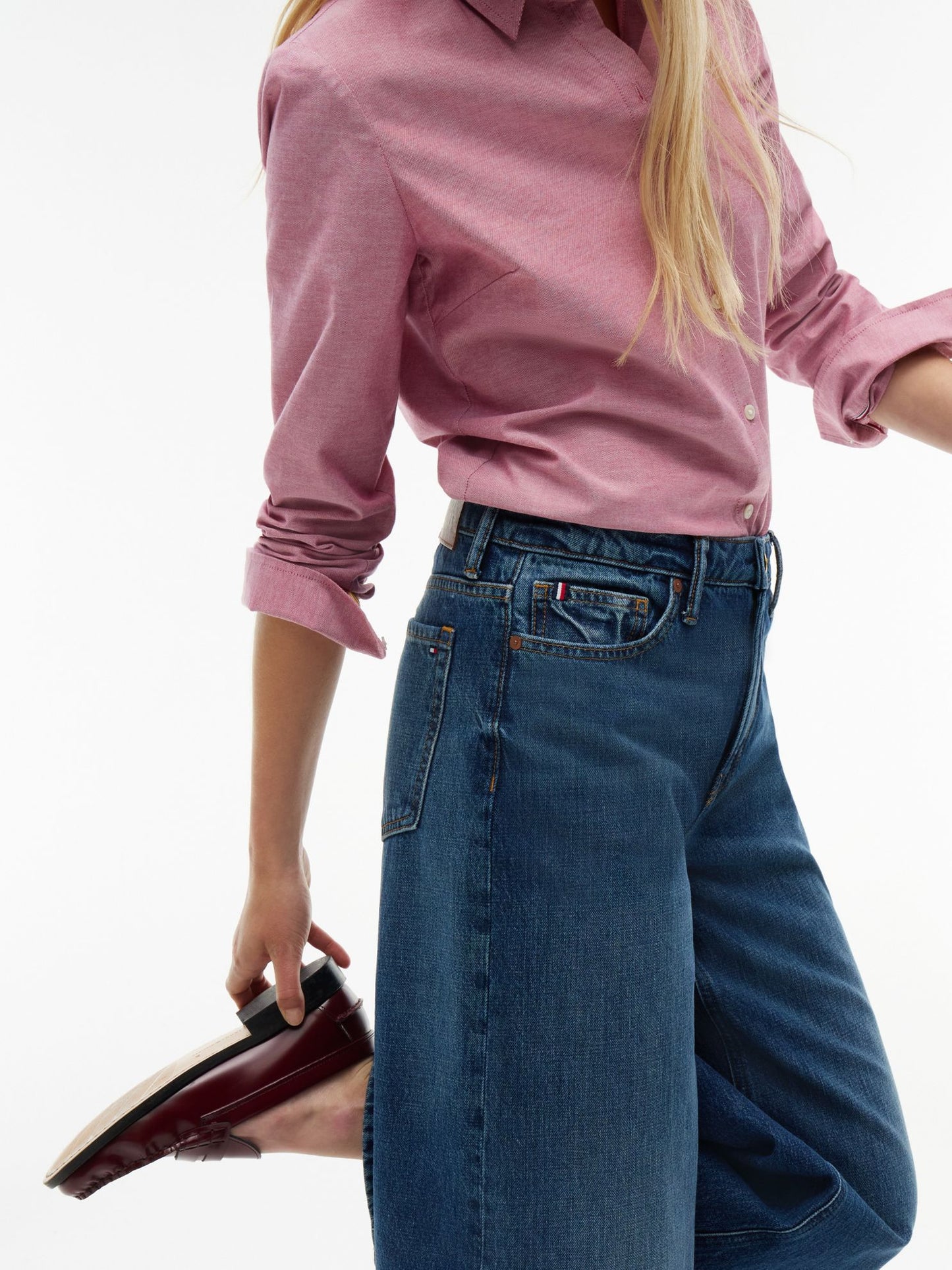 Tommy Hilfiger High-Rise Wide Leg Jean