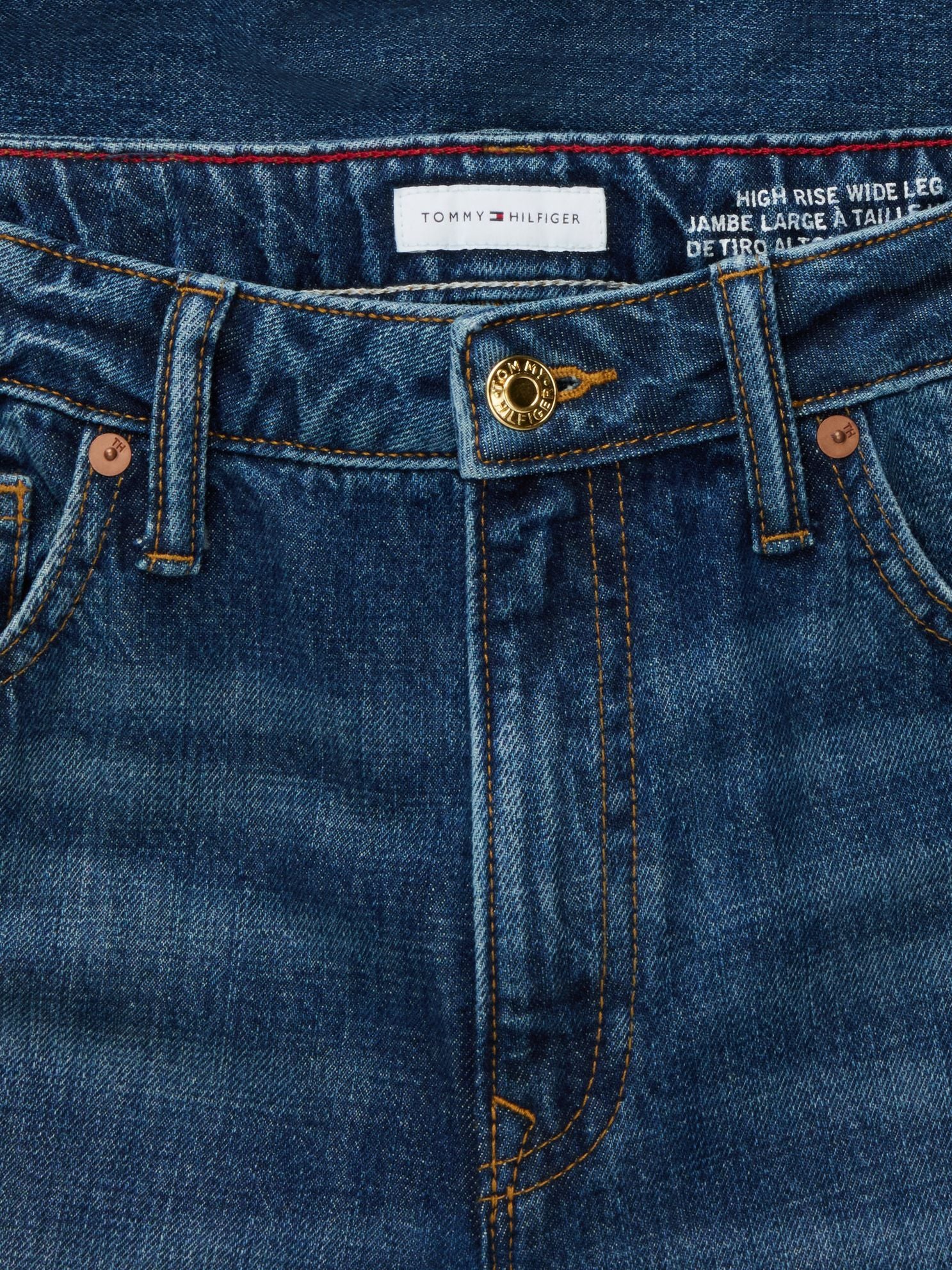 Tommy Hilfiger High-Rise Wide Leg Jean