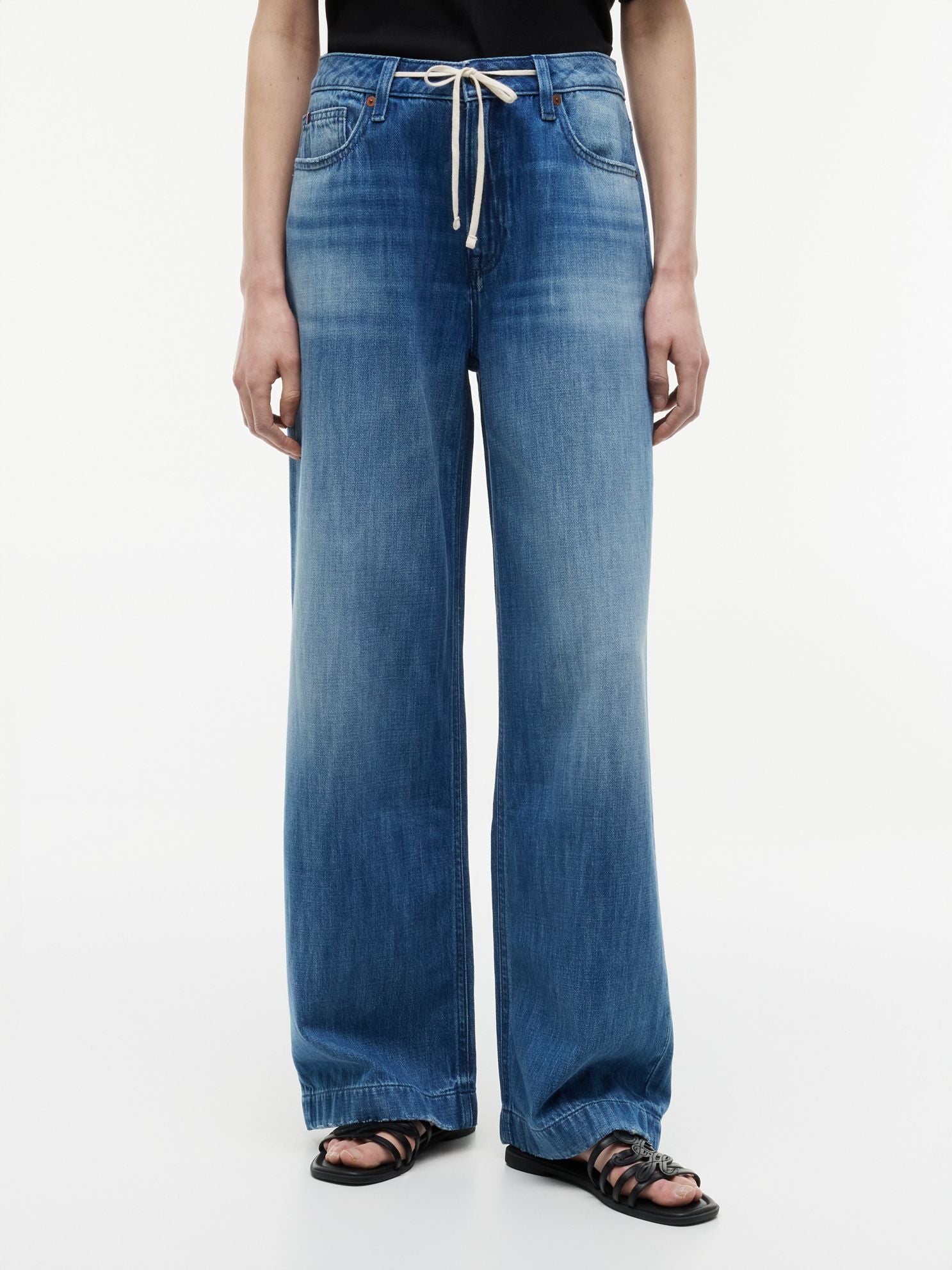 Tommy Hilfiger Pull-On Wide Leg Jean