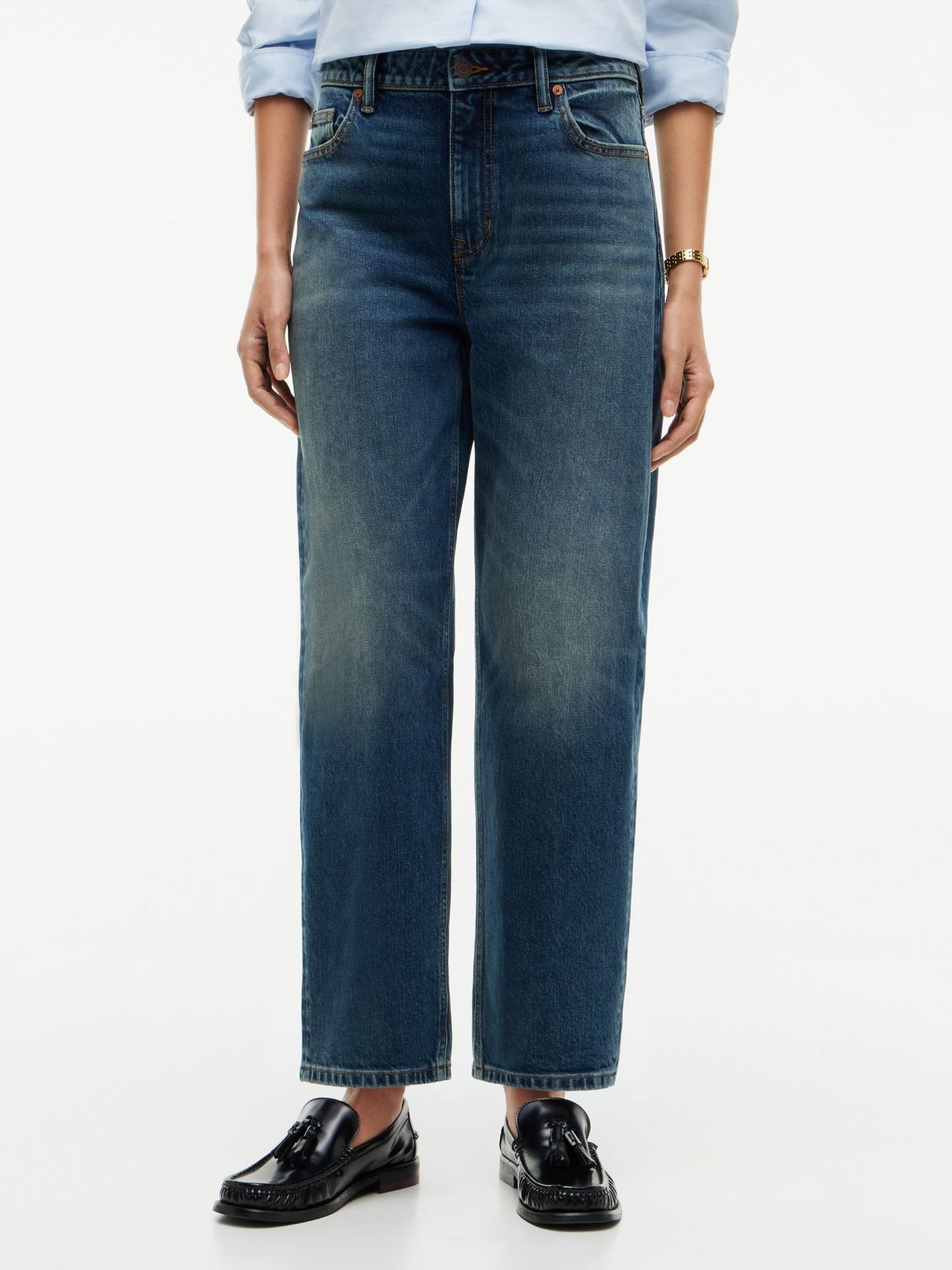 Tommy Hilfiger Stretch High-Rise Barrel Jean