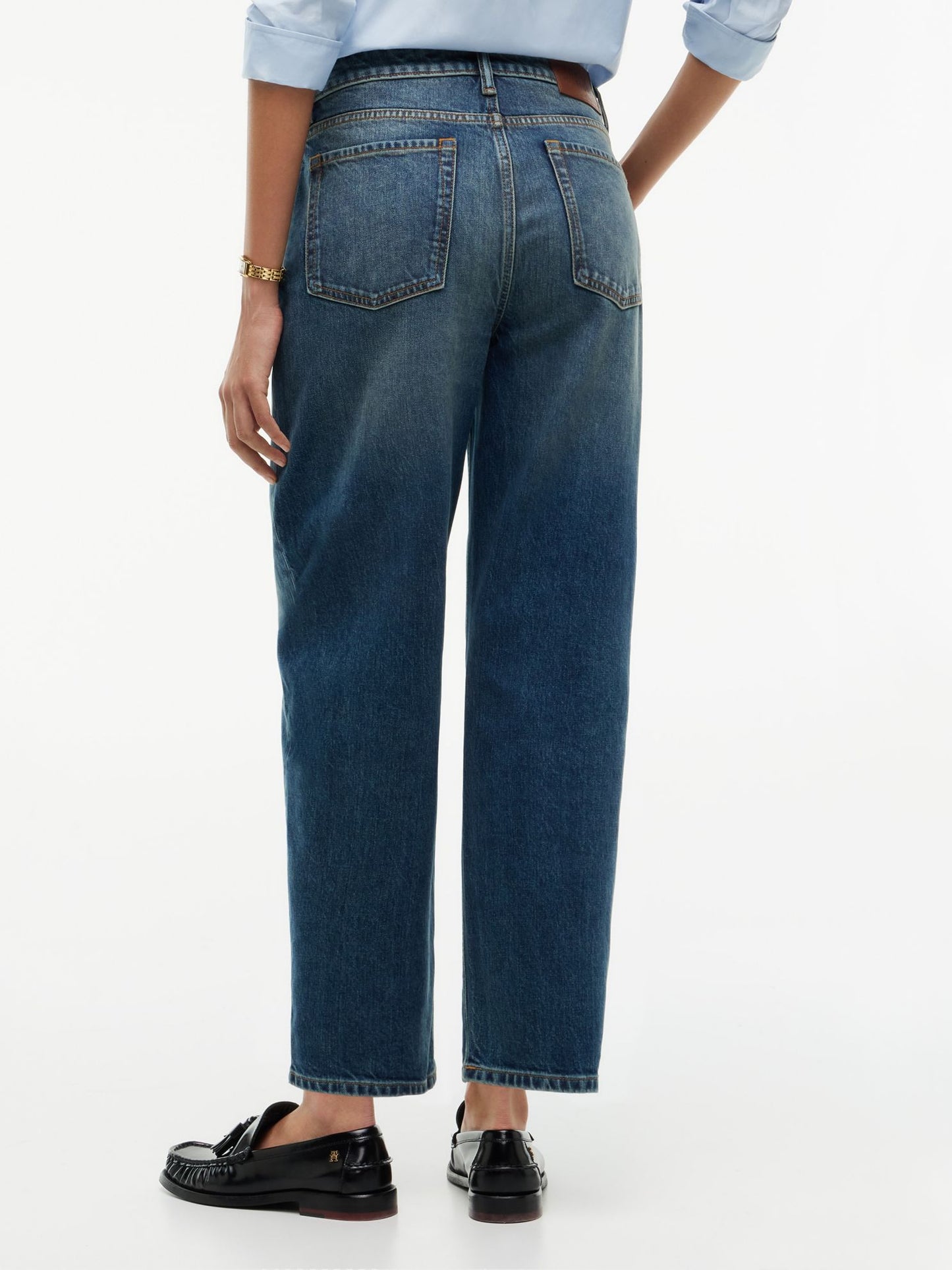 Tommy Hilfiger Stretch High-Rise Barrel Jean