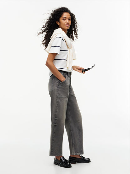 Tommy Hilfiger Stretch High-Rise Barrel Jean