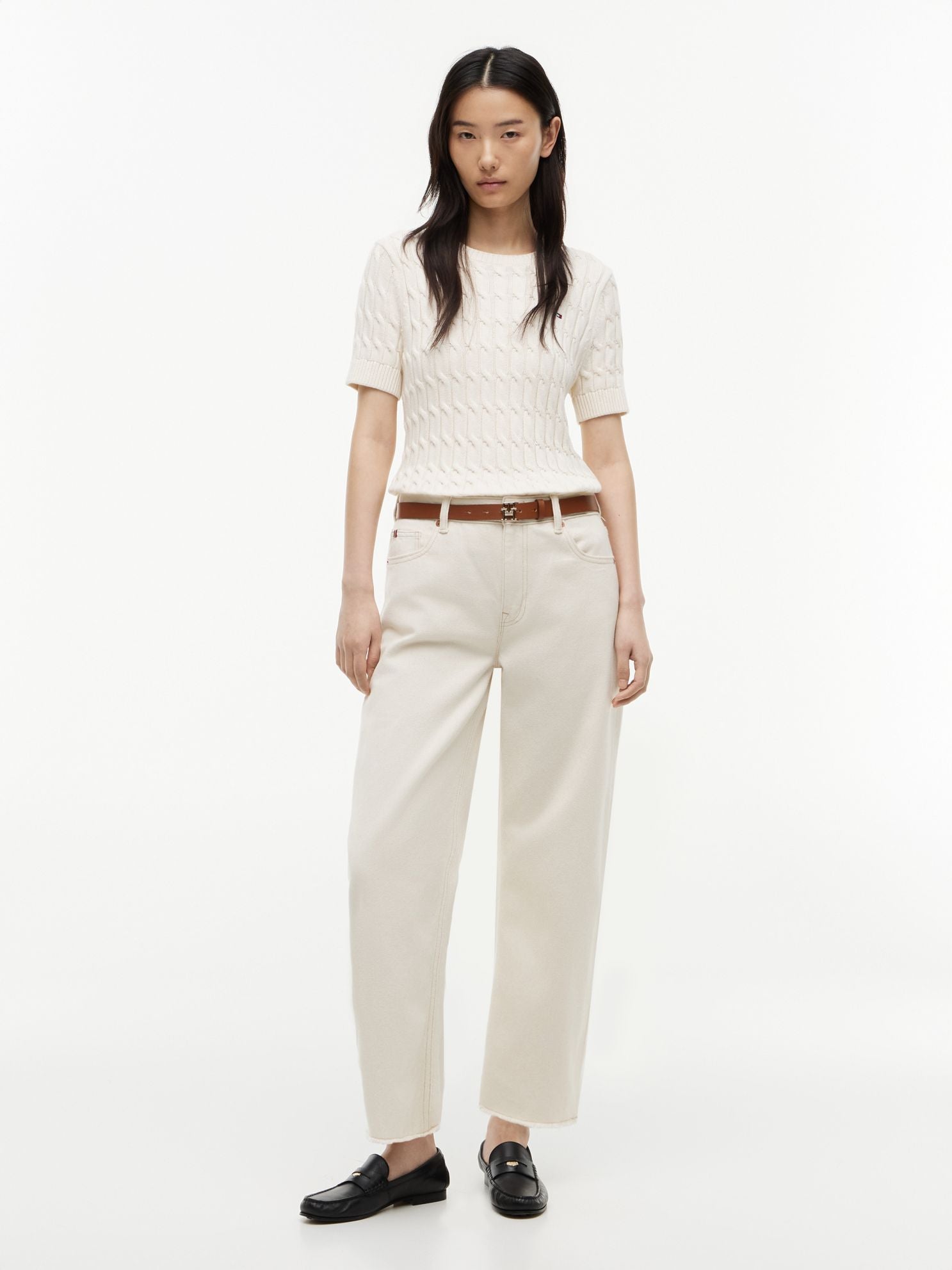 Tommy Hilfiger Stretch High-Rise Barrel Jean