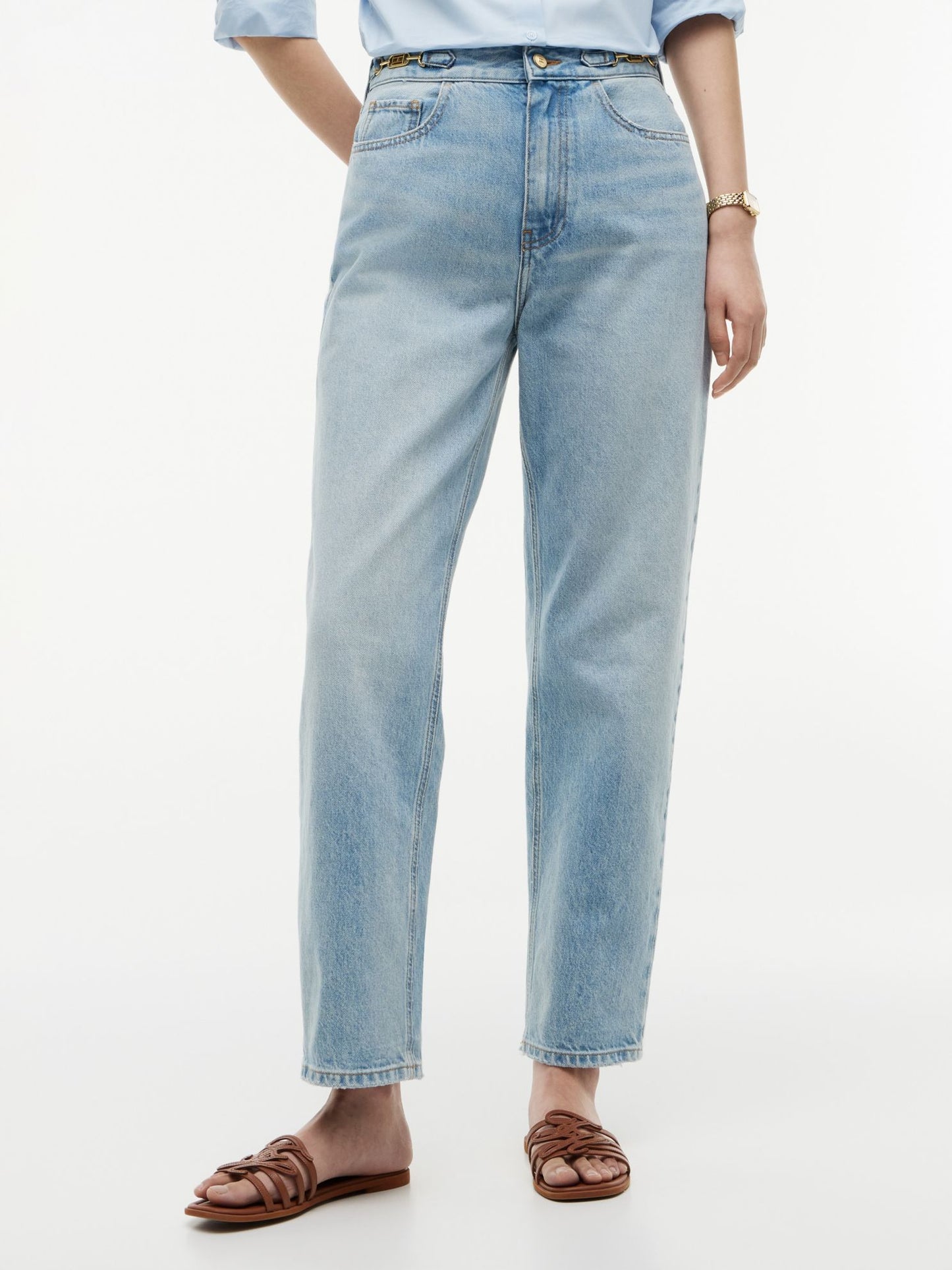 Tommy Hilfiger High-Rise Tapered Jean